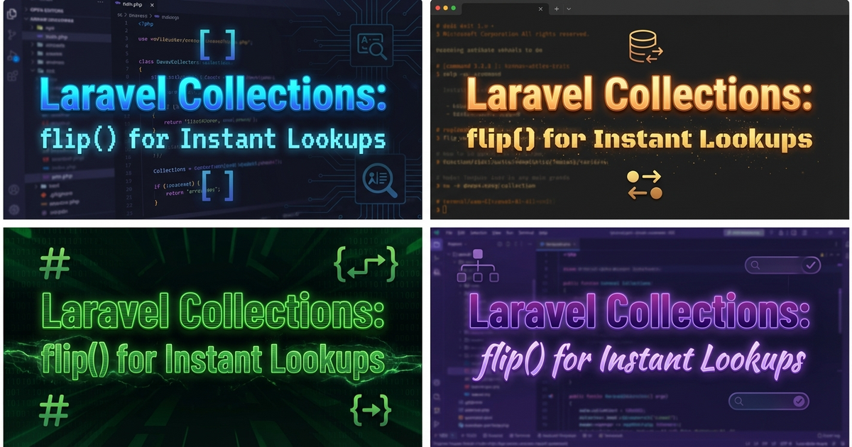 Laravel Collections: flip() for Instant Lookups