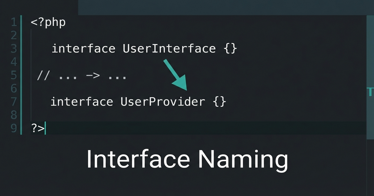 Interface Naming: Follow Your Parent Verb Pattern